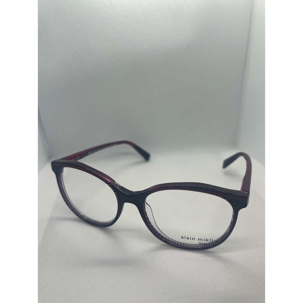 Alain Mikli A03069 Designer Eyeglasses Frames Burgundy Purple Pink Frames